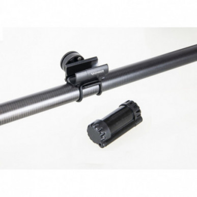 Saenger Mini Clip On Bite Alarm Ton Bissanzeiger Angelrute LED Blau Rot