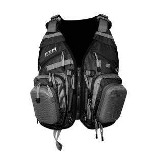 FTM Tasche Omura Strike Bag Angelweste mit Rucksack Angelrucksack Weste