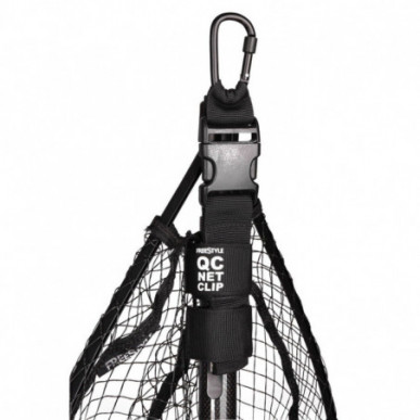 Spro Freestyle QC NET CLIP Kescherhalter Karabiner Keschertasche Kescher