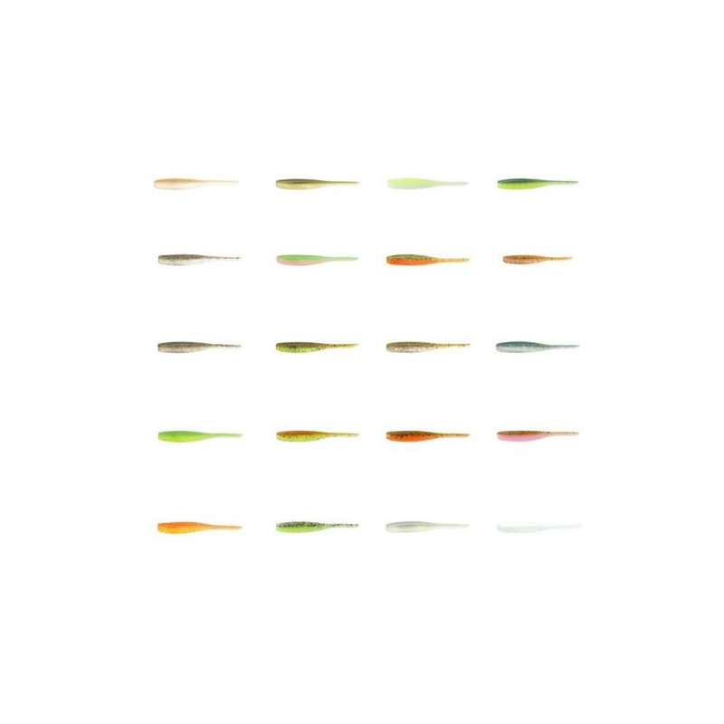 Keitech Shad Impact 2" 3" Gummi Köder Barsch Zander Hecht No Action Shad