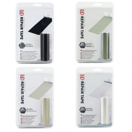 Gear Aid Tenacious Repair Tape transparent black Reparaturband Nylon Zelte