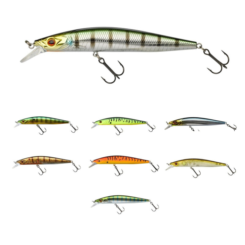 Gunki Gamera Slim 128 SP Wobbler 12,9g Suspending Barsch Zander Hecht Köder