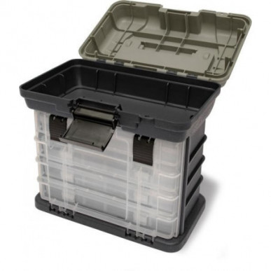 Zebco Trophy Tackle Box Station Cantilever Angelkiste Box Angelkasten Kiste