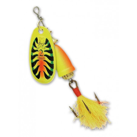 Blue Fox Vibrax Foxtail Spinner Kunstköder Barsch Hecht Spinnerbait Blinker