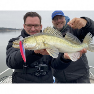 Lieblingsköder Zanderwobbler Wobbler Zander slow floating Sunny Whisky 1m