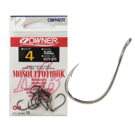 Owner Mosquito Hook Finesse Drop Shot Öhr Haken Gr. 1 2 4 6 8 10 1/0 2/0 Japan