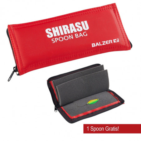 Balzer Shirasu Spoon Mäppchen Case Bag Blinker Spinner Wobbler Tasche Spoons
