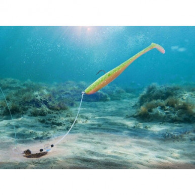 Balzer Shirasu Hecht Zander Barsch Walker System Walker Rig Gummifisch Perchman