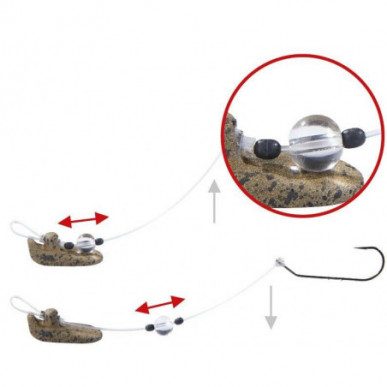 Balzer Shirasu Hecht Zander Barsch Walker System Walker Rig Gummifisch Perchman