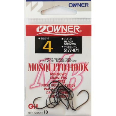 Owner Mosquito Hook Finesse Drop Shot Öhr Haken Gr. 1 2 4 6 8 10 1/0 2/0 Japan