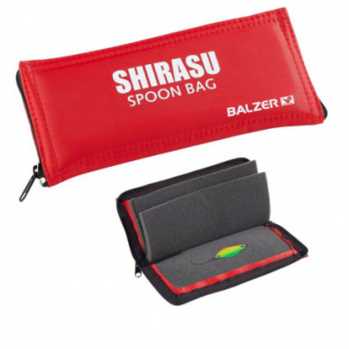 Balzer Shirasu Spoon Mäppchen Case Bag Blinker Spinner Wobbler Tasche Spoons