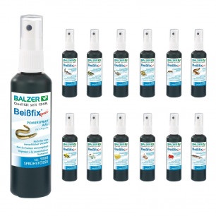 Balzer Beißfix Power Spray AalSpray Forelle Käse Knoblauch Wels Anis Karpfen