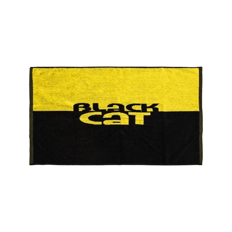 Black Cat Towel Handtuch Angelhandtuch Baumwolle 60x40cm Black Cat Towel Handtuch Angelhandtuch Baumwolle 60x40cm