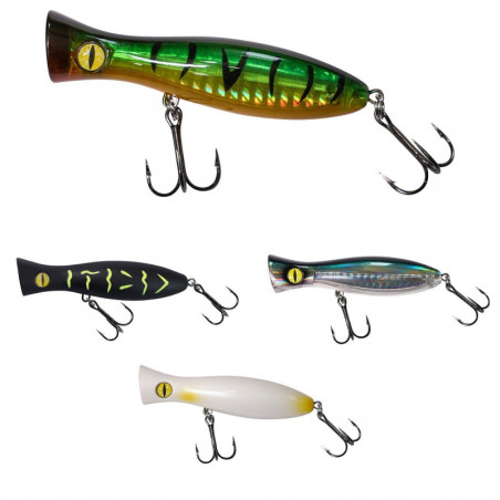 Balzer Shirasu King of Pop Floating Top Water UV Schwimmend Popper Wobbler Köder