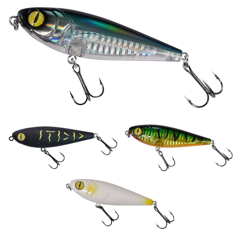 Balzer Shirasu Crazy Dog Topwater Köder 5,5 cm 9 cm Hecht Barsch Wobbler Bait