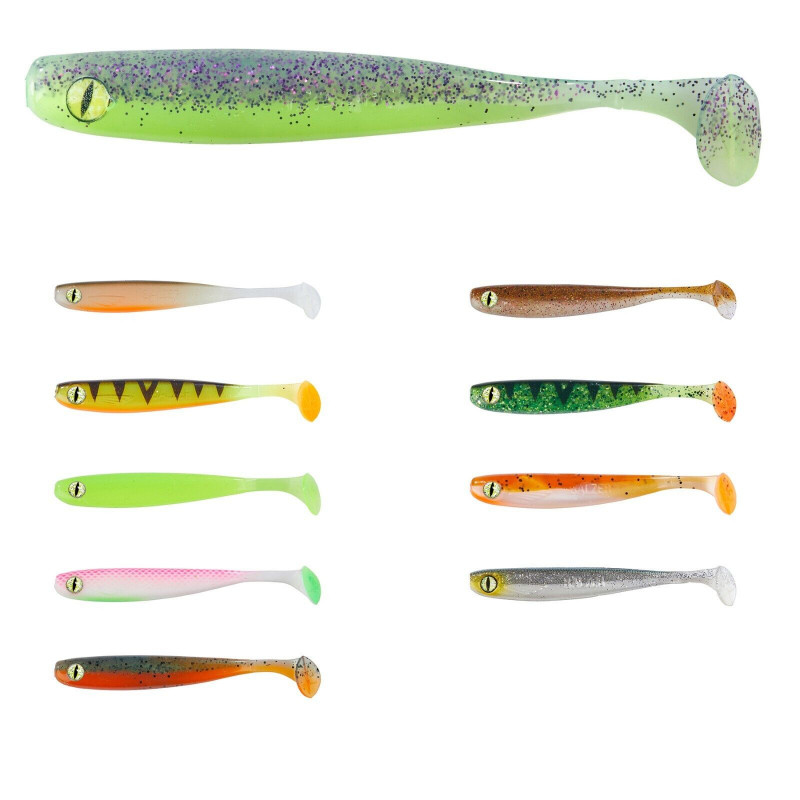 Balzer Shirasu Kauli RELOADED 9,5cm 12,5cm Gummifisch Shad Zander  Köder Hecht