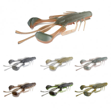 NAYS CRD Krebs Craw Shrimp Carolina Hecht Barsch Zander Köder TPE Köder