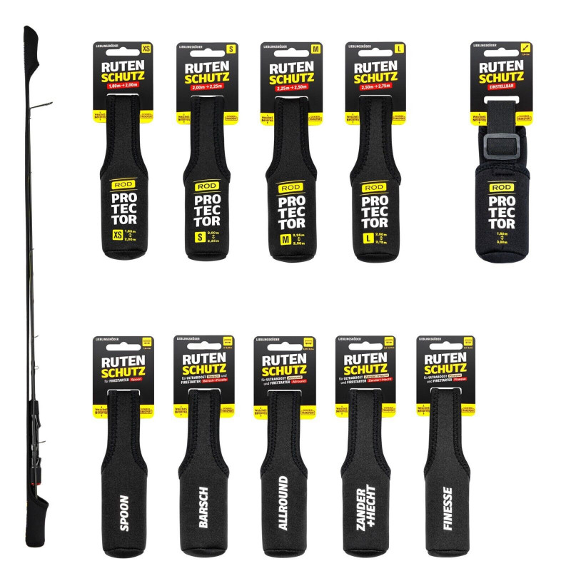 Lieblingsköder Rod Protector Rutenschutz Rutensocke Spoon Zander Hecht 1,80 - 3m Lieblingsköder Rod Protector Rutenschutz Rutensocke Spoon Zander Hecht 1,80 - 3m
