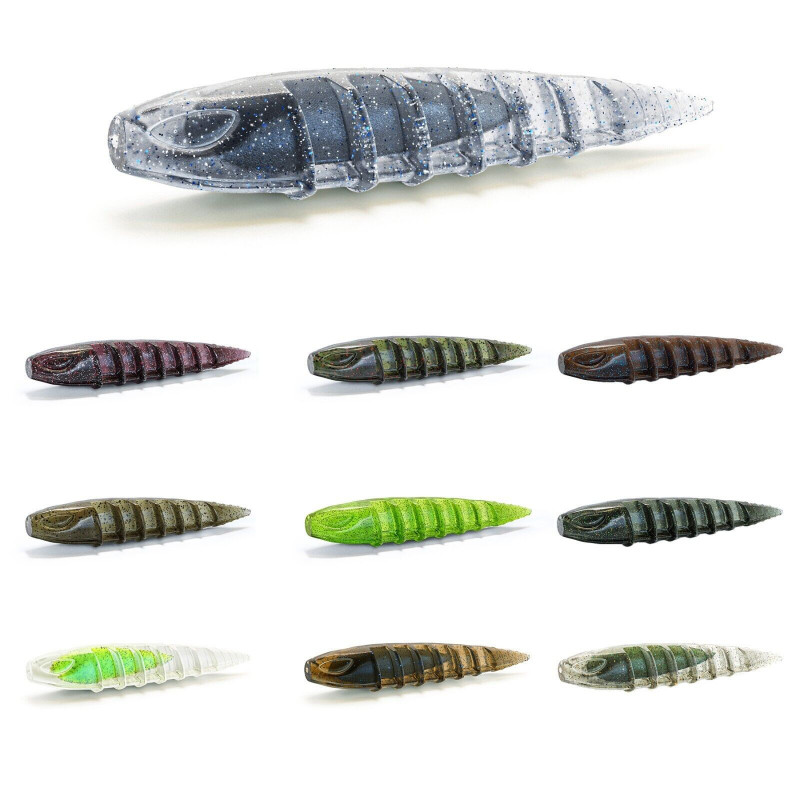 Nays ND 25 30 35 7,6cm 10 Farben Shrimp Ned Rig TPE Hecht Barsch Zander