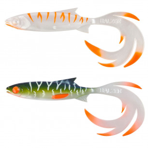 Balzer Shirasu Reptile Shad UV Booster Albino Pike 7cm 11cm Hechtköder Gummi