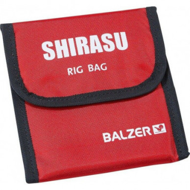 Balzer Shirasu Rig Bag Zipp Vorfachtasche mit 10 Einlegern 13,5x14x2cm