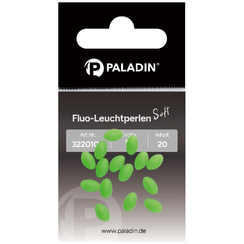 20 STÜCK Oval FLUO PERLEN Fluoreszierend  Leuchtperlen Soft Oval Beads Gummi