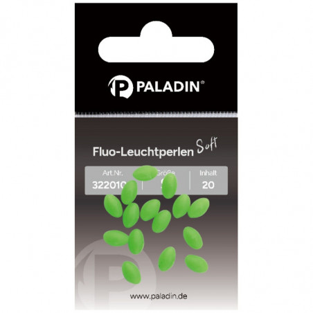 20 STÜCK Oval FLUO PERLEN Fluoreszierend  Leuchtperlen Soft Oval Beads Gummi