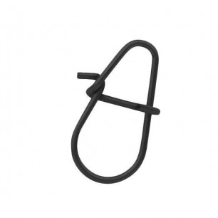 SPRO MATTE BLACK HD SNAP Einhänger Wirbel Snaps Raubfisch Spoon