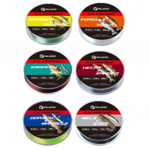 Paladin Classic Speziline Zielfischschnurnur Mono Forelle Wels Hecht Karpfen Monofil