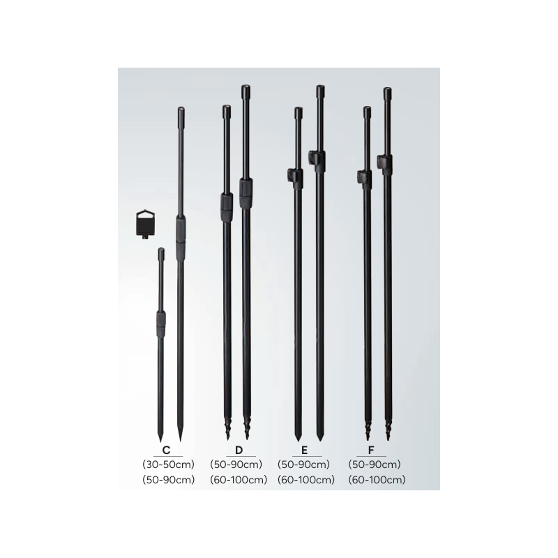 Bankstick 30-100cm Rod Pod Telskop Rutenhalter Rutenständer Rutenauflage Angeln