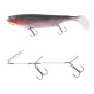 Balzer Flachwasser System DS Shallow Rig Spirale 1x7 9cm 14cm Gummifisch Shad