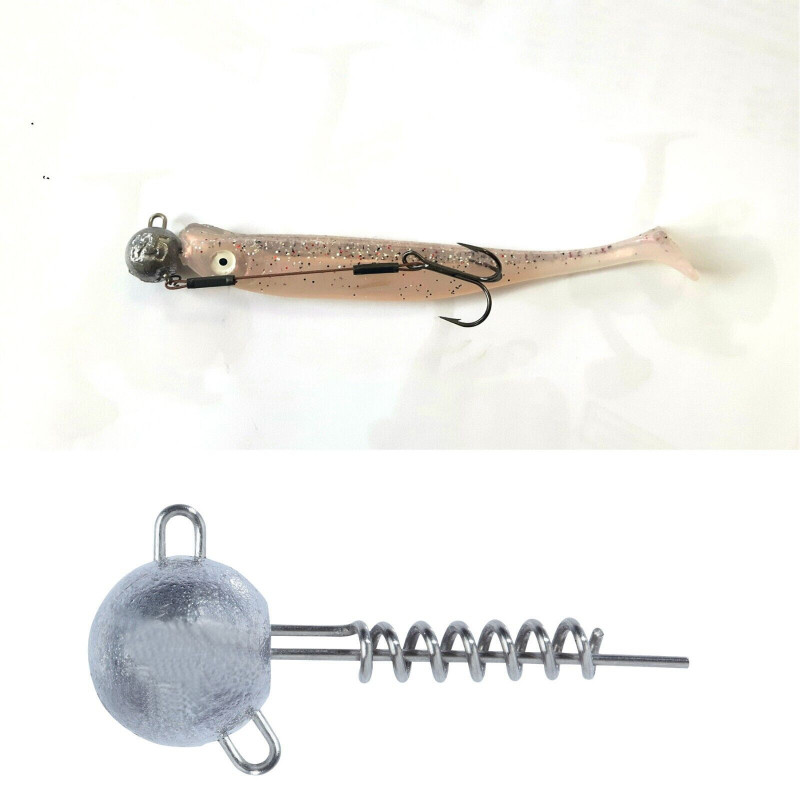 Balzer Shirasu Screw Jig Schraub Jigkopf Schraubkopf Shad Gummiköder Blei