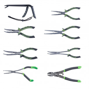 Balzer Shirasu Fluo Zangen Universalzange Hakenlösezange Quetschhülsen Hakenlöse