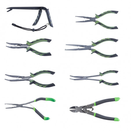 Balzer Shirasu Fluo Zangen Universalzange Hakenlösezange Quetschhülsen Hakenlöse