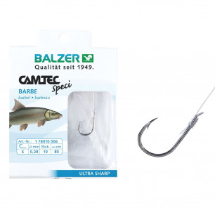 Balzer Camtec Speci 80cm Haken Barbe 6 8 10 12 Barbenhaken Barben Angelhaken
