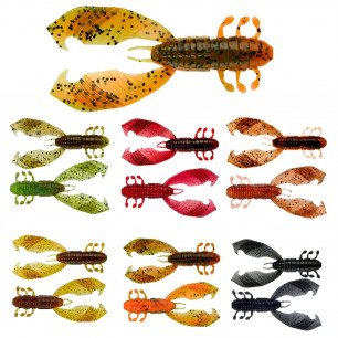 Gunki Boogie Craw VIB 7,5cm 4,38g 5 Gummikrebse Raubfischköder Kunstköder Krebs