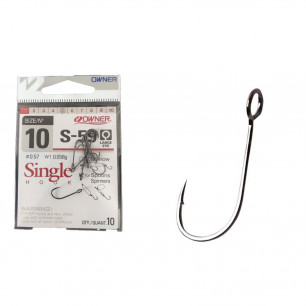 Owner S-59 Seatrout Spezial Öhr MEFO Haken 2 4 6 8 10 Meerforelle Öhrhaken