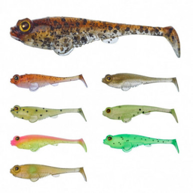 Gunki Rockstar 45 Gummifisch Grundel Imitat Barsch Zander Hecht Softbait Bait