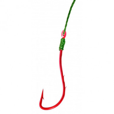 Balzer Camtec Aalhaken 60cm Vorfach geflochtene Schnur Hook Eel Braided