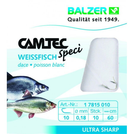 Balzer Camtec Speci Weißfisch Haken Weißfisch 60cm Brasse Rotauge Friedfisch