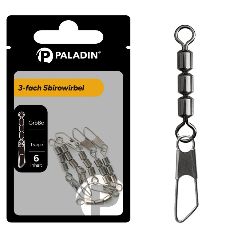 Paladin Spiro Dreifach Wirbel Karabiner Forelle Anti Schnurdrall Fisch Tönnchen Paladin Spiro Dreifach Wirbel Karabiner Forelle Anti Schnurdrall Fisch Tönnchen