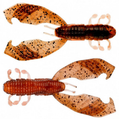 Gunki Boogie Craw VIB 7,5cm 4,38g 5 Gummikrebse Raubfischköder Kunstköder Krebs
