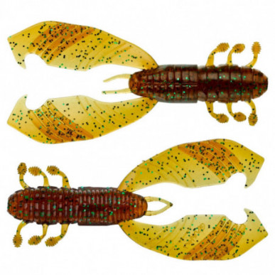 Gunki Boogie Craw VIB 7,5cm 4,38g 5 Gummikrebse Raubfischköder Kunstköder Krebs
