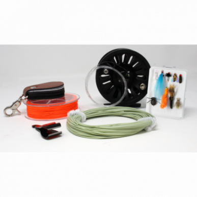 FTM Omura fly fishing set Combo Rute Rolle Fliegen Schnur Anfänger Set Forelle