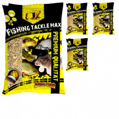 FTM Amino Flash Fertigfutter Brassen gelb Allround Karpfen Barbe 1kg Feeder