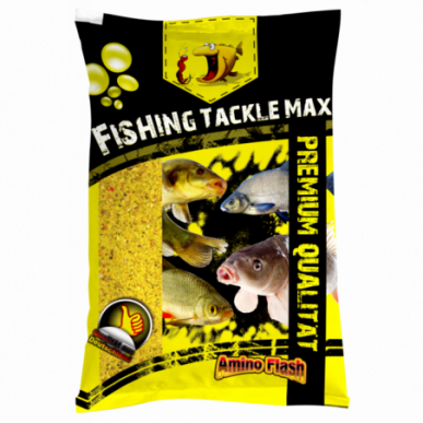 FTM Amino Flash Fertigfutter Brassen gelb Allround Karpfen Barbe 1kg Feeder