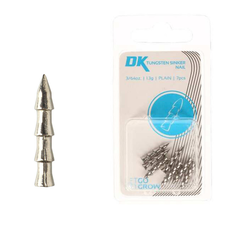 Deka Tungsten Nail Sinker Gummiköder Spikes Gewicht Blei Frei 0,9-3,1g Deka Tungsten Nail Sinker Gummiköder Spikes Gewicht Blei Frei 0,9-3,1g