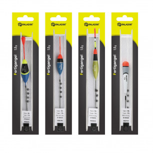 Paladin Fertigangeln Posenmontage Kopfrute Stipprute Montage-Set Stippen Pose