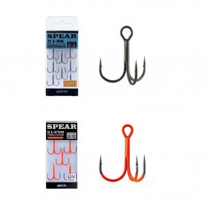 BKK Assist Spear-21 SS  UVO Treble Hook 6 - 3/0  Baitholder Drilling Spike Drill