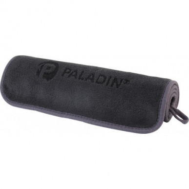 Paladin Frottee Handtuch Grau 60x30 cm Karabiner Forellenhandtuch Anglertuch